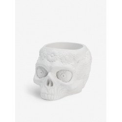 Кашпо "ЧЕРЕП С ЦВЕТАМИ"