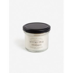 Ароматическая свеча "КАРАМЕЛЬНЫЙ ПОПКОРН", форма БАНКА СТЕКЛО 100 мл, кокосовый воск